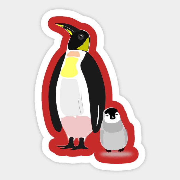 Penguin Sticker by Zealjagan